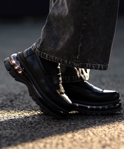 CLEL | 【CLEL】Air Cushion High Sole Loafers/Derby Shoes / エアー