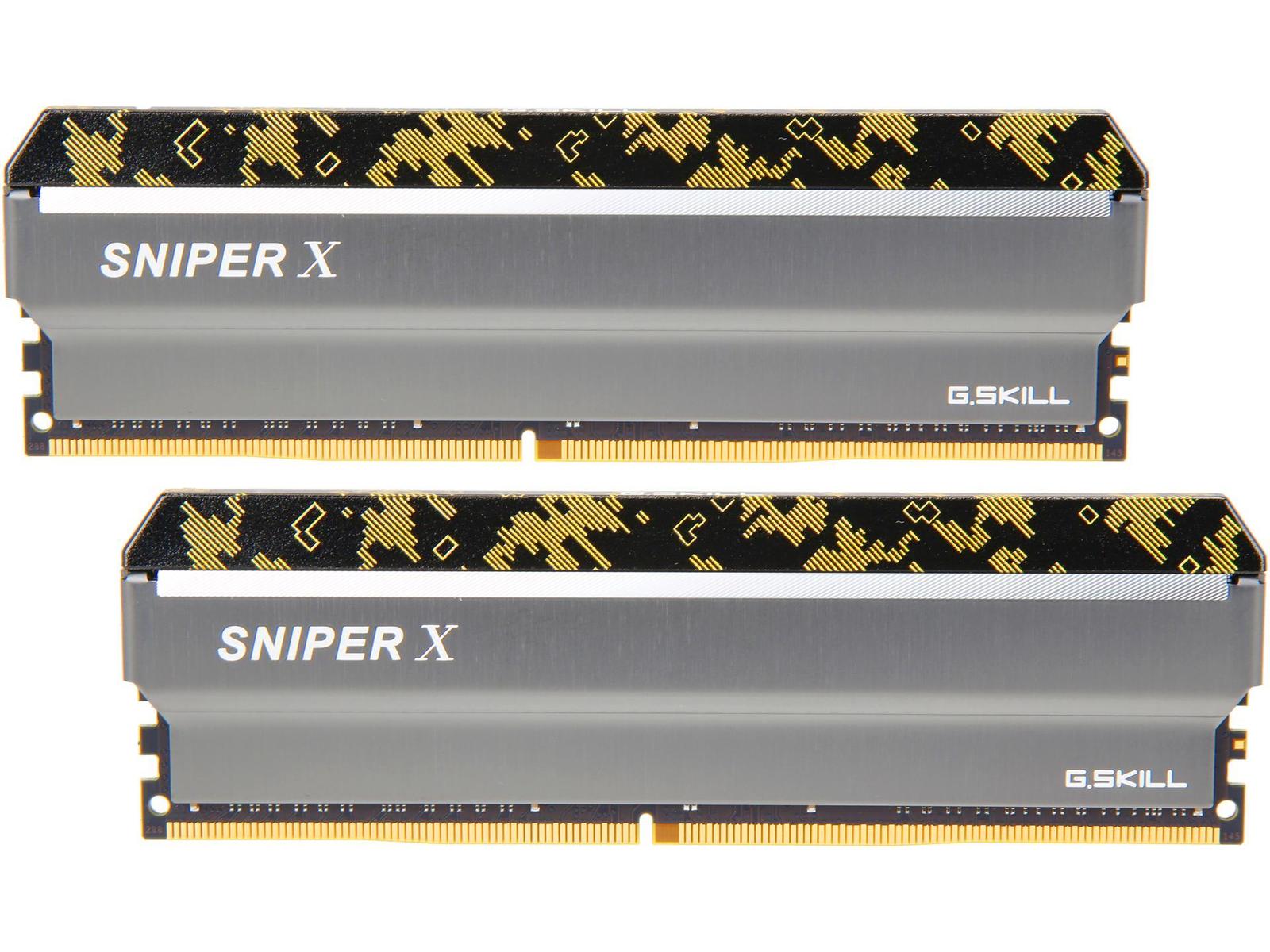 G.Skill Sniper X 32 GB (2 x 16 GB) DDR4-3600 CL19 Memory (F4