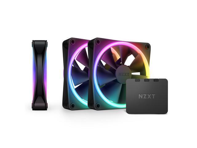 NZXT F120 RGB DUO 48.58 CFM 120 mm Fans 3-Pack (RF-D12TF-B1