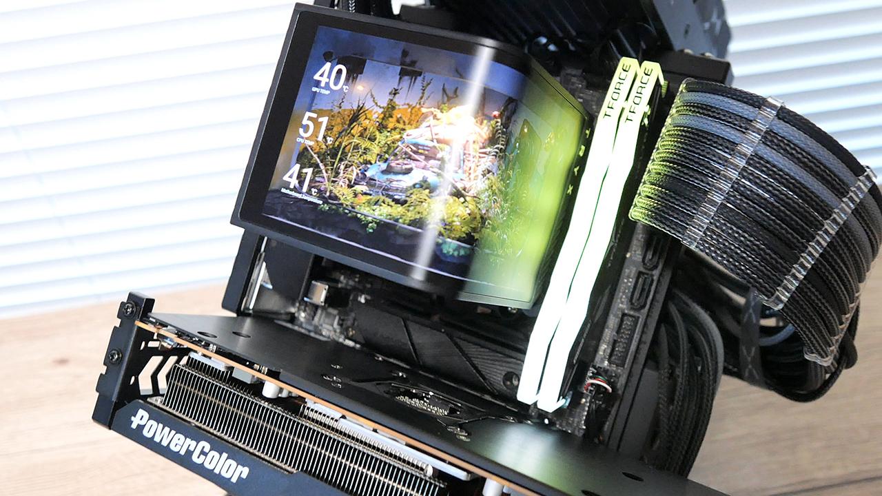 Monster Studio A45 OPEN AIR ITX SFF PC CASE build by ToruMod - AMD