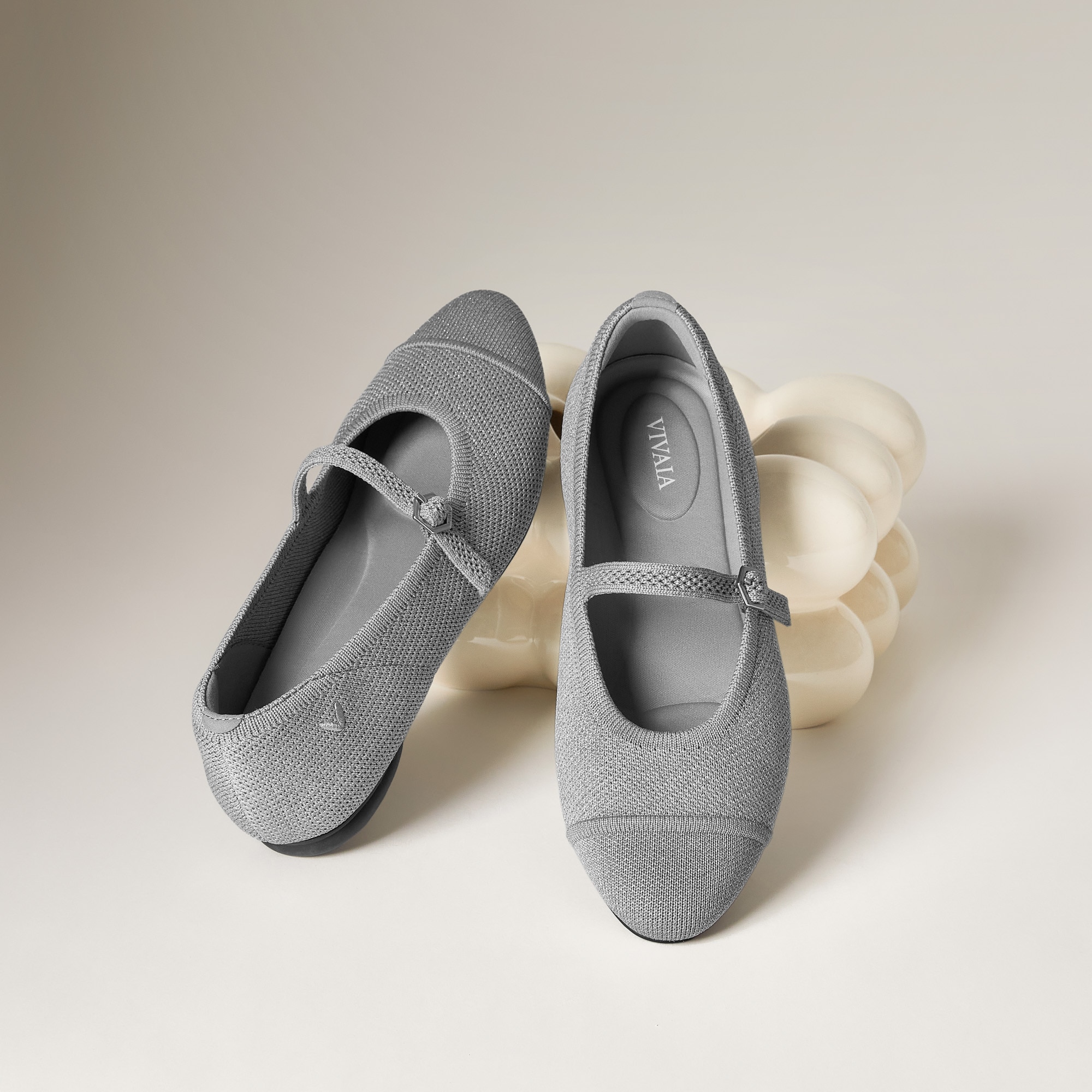 Almond-Toe Mary Janes AdaptAll™ (Tamia Mary Jane), SILVERY GREY