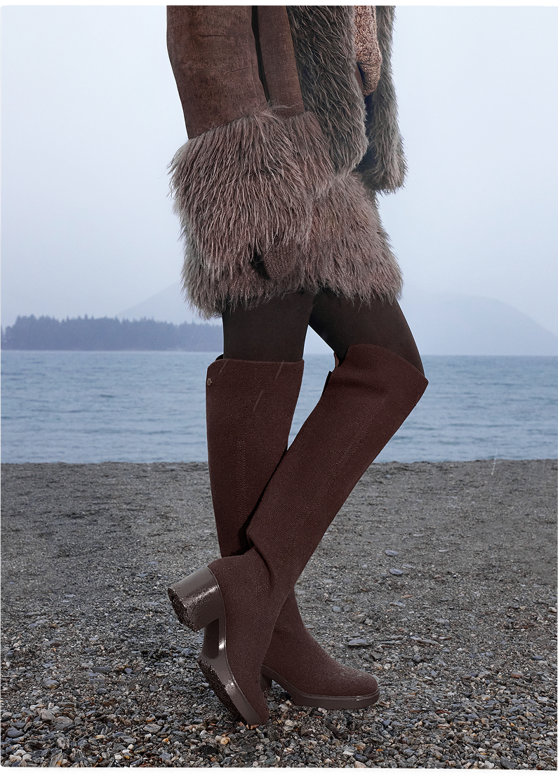 Gia] 折り返し式 スクエアトゥ ニーハイブーツ – VIVAIA JAPAN