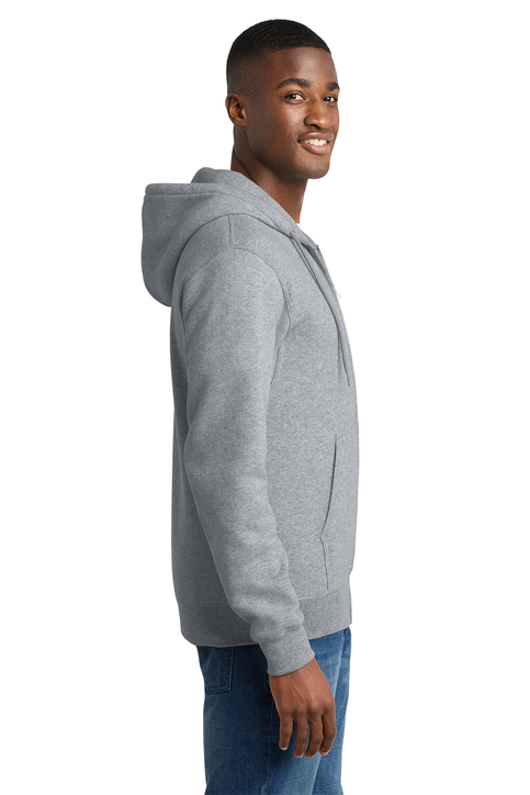 Port & Co Core Fleece Full-Zip Hooded Sweatshirt | Product | SanMar