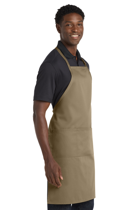 Port Authority Easy Care Extra Long Bib Apron with Stain Release