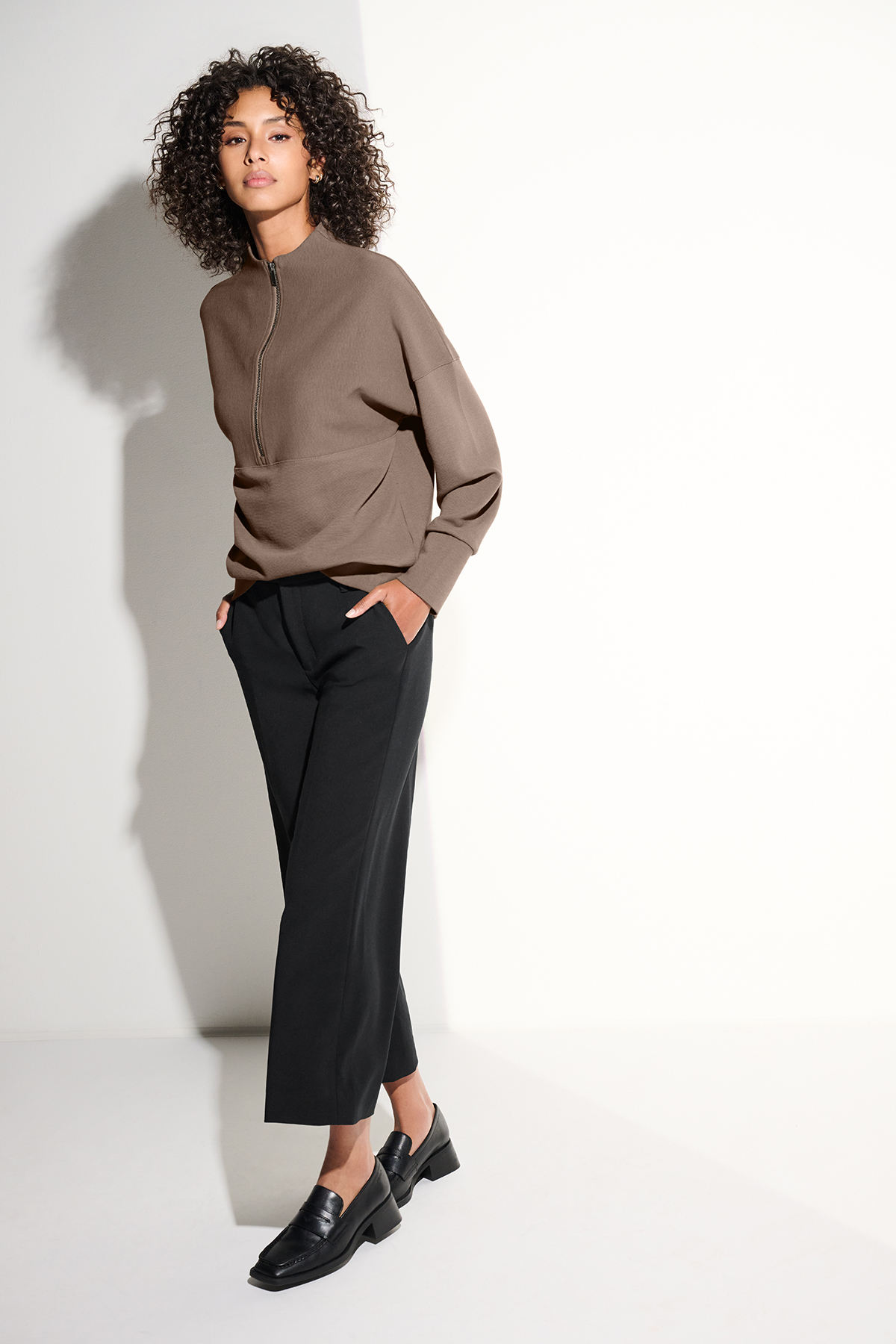 Mercer+Mettle Women's Linear Texture 1/4-Zip | Product | Company