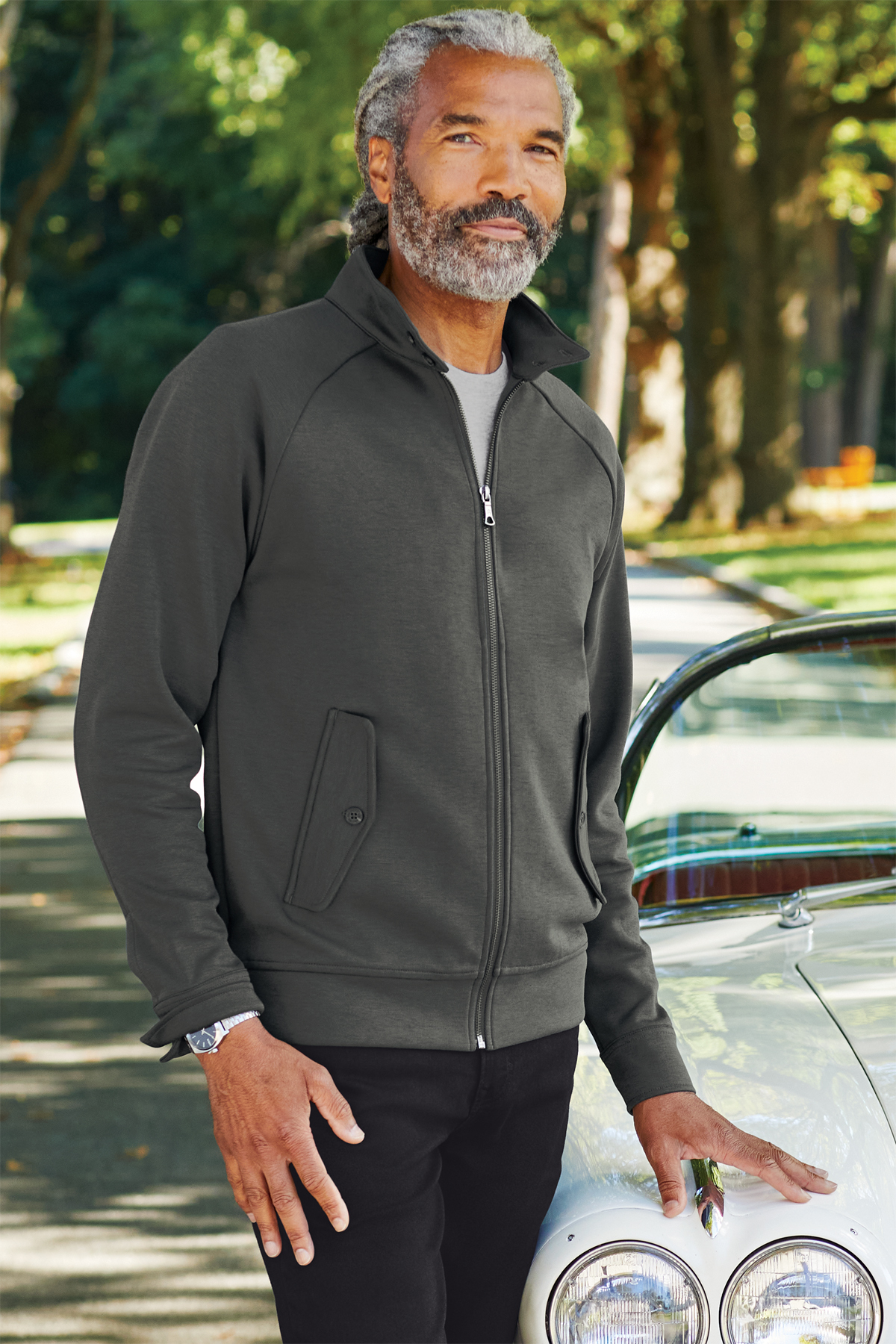 Brooks Brothers Double-Knit Full-Zip | Product | Company Casuals