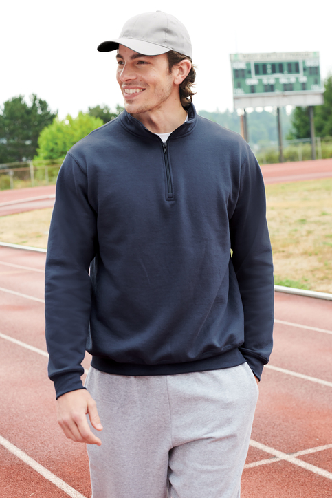 Port & Co Core Fleece 1/4-Zip Pullover Sweatshirt | Product | SanMar