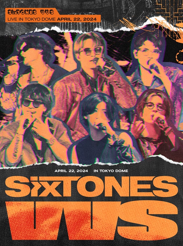 SixTONES、10月16日リリースのライヴDVD＆Blu-ray『VVS』初回盤収録の
