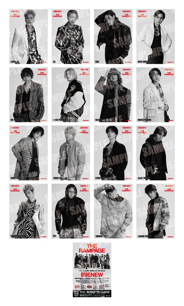 THE RAMPAGE from EXILE TRIBE ニューアルバム『(R)ENEW』とライブBlu
