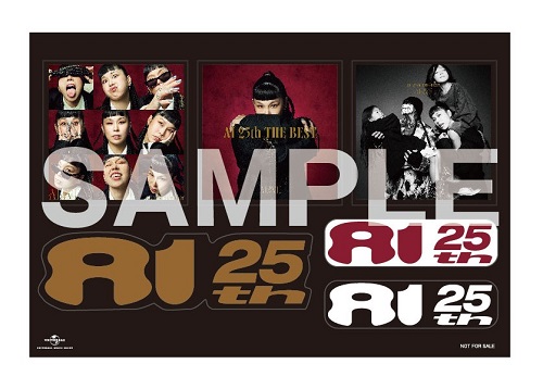 AI 25周年記念ベストアルバム『25th THE BEST - ALIVE』2025年2月26日