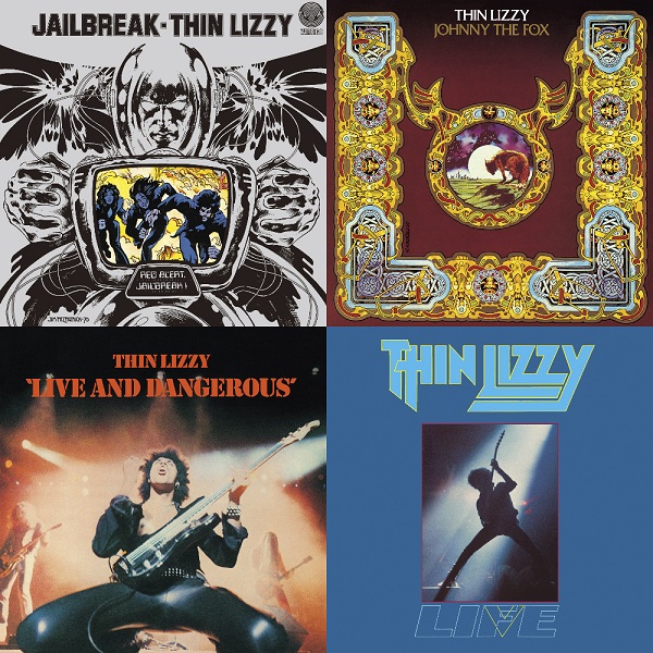 Thin Lizzy（シン・リジィ）紙ジャケット・シリーズ第2弾 初の紙ジャケ