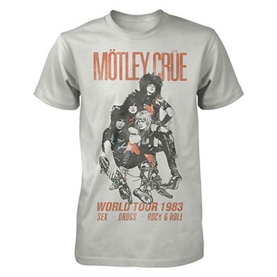 モトリー・クルーのオフィシャルTシャツ発売 - TOWER RECORDS ONLINE