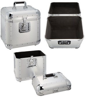 DJ必見！レコードを大切に持ち運べるハードケース/強度抜群のキャリー