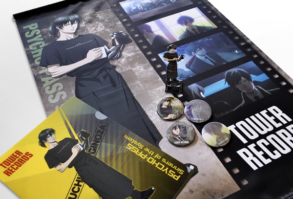 PSYCHO-PASS サイコパス SS × TOWER RECORDSコラボグッズ発売