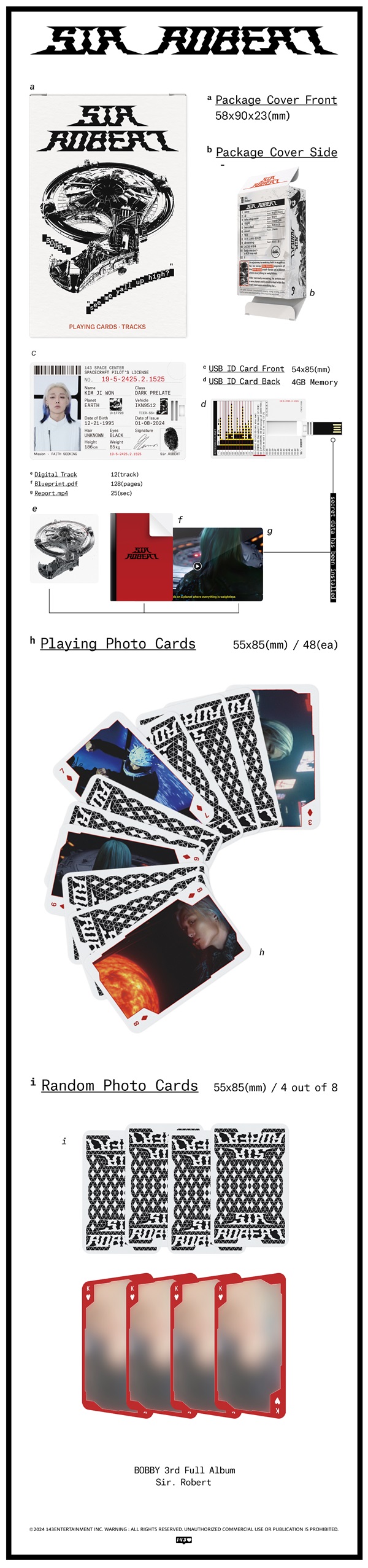 BOBBY (バビ/iKON)｜韓国サードフルアルバム『Sir. Robert』完全数量