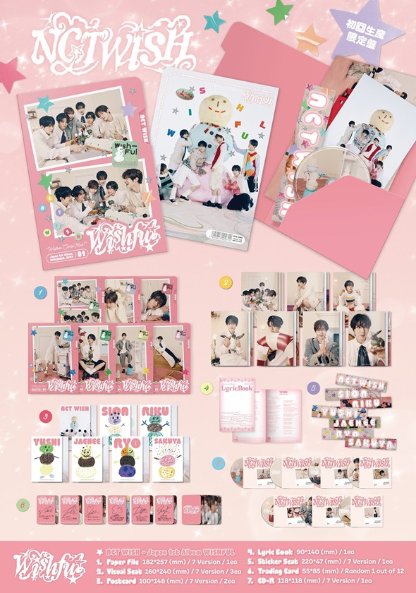 NCT WISH 日本ファーストアルバム『WISHFUL』12月25日発売 購入先着