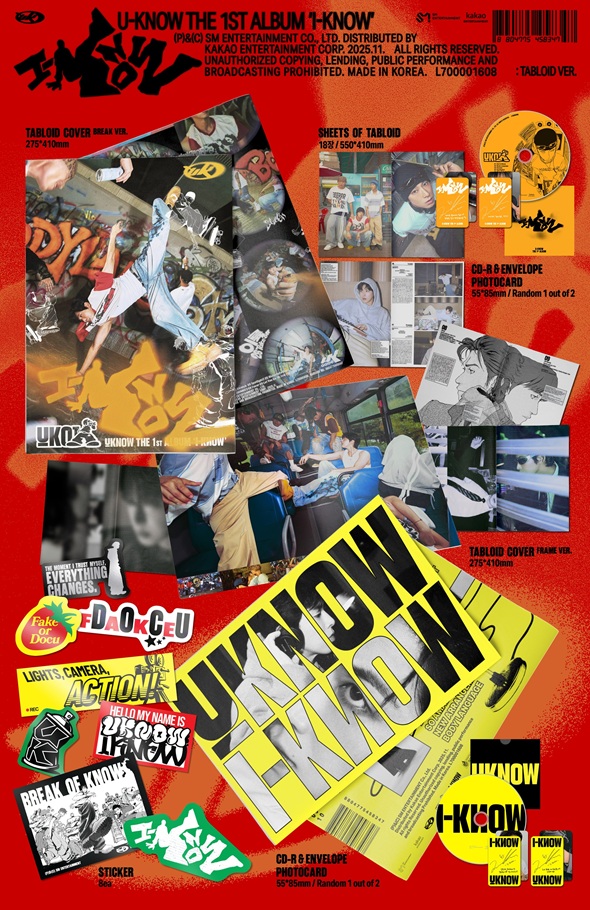 U-KNOW (ユノ・ユンホ/東方神起) 韓国ファーストフルアルバム『I-KNOW