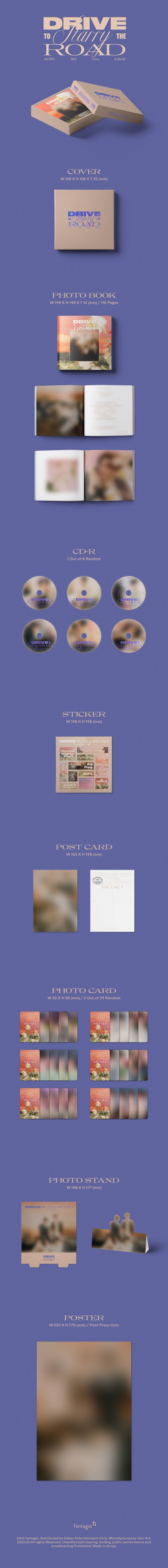 ASTRO｜韓国サード・フルアルバム『Drive to the Starry Road』国内