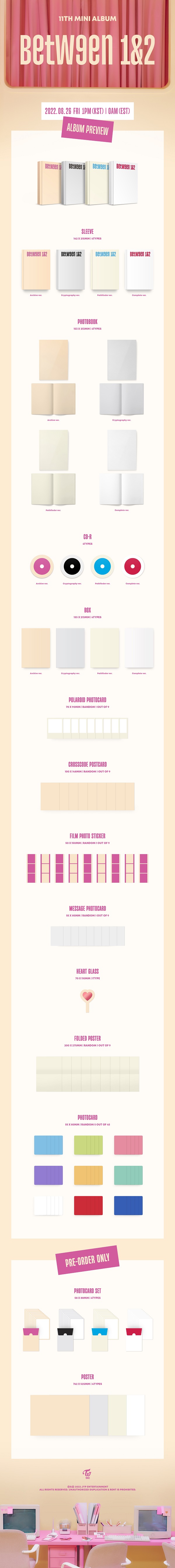 TWICE｜韓国11枚目のミニアルバム『BETWEEN 1&2』 - TOWER RECORDS ONLINE