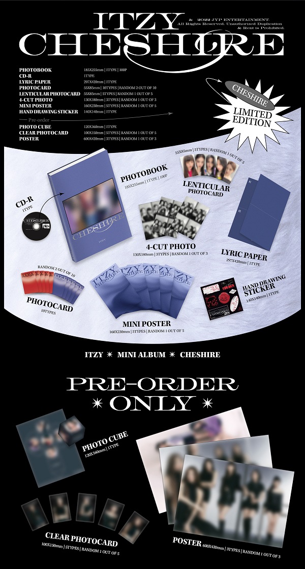 ITZY｜韓国ニューミニアルバム『CHESHIRE』でカムバック！ - TOWER