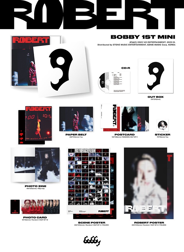 BOBBY (バビ/from iKON)｜韓国ファーストミニアルバム『ROBERT』で