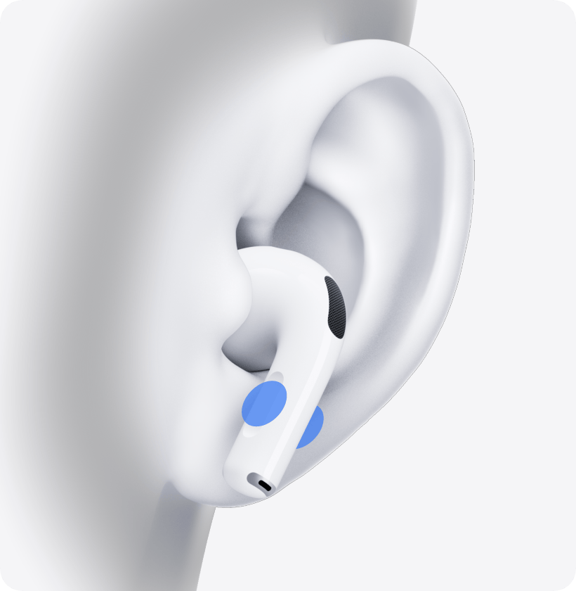 Pause, skip, and adjust volume with your AirPods and AirPods Pro