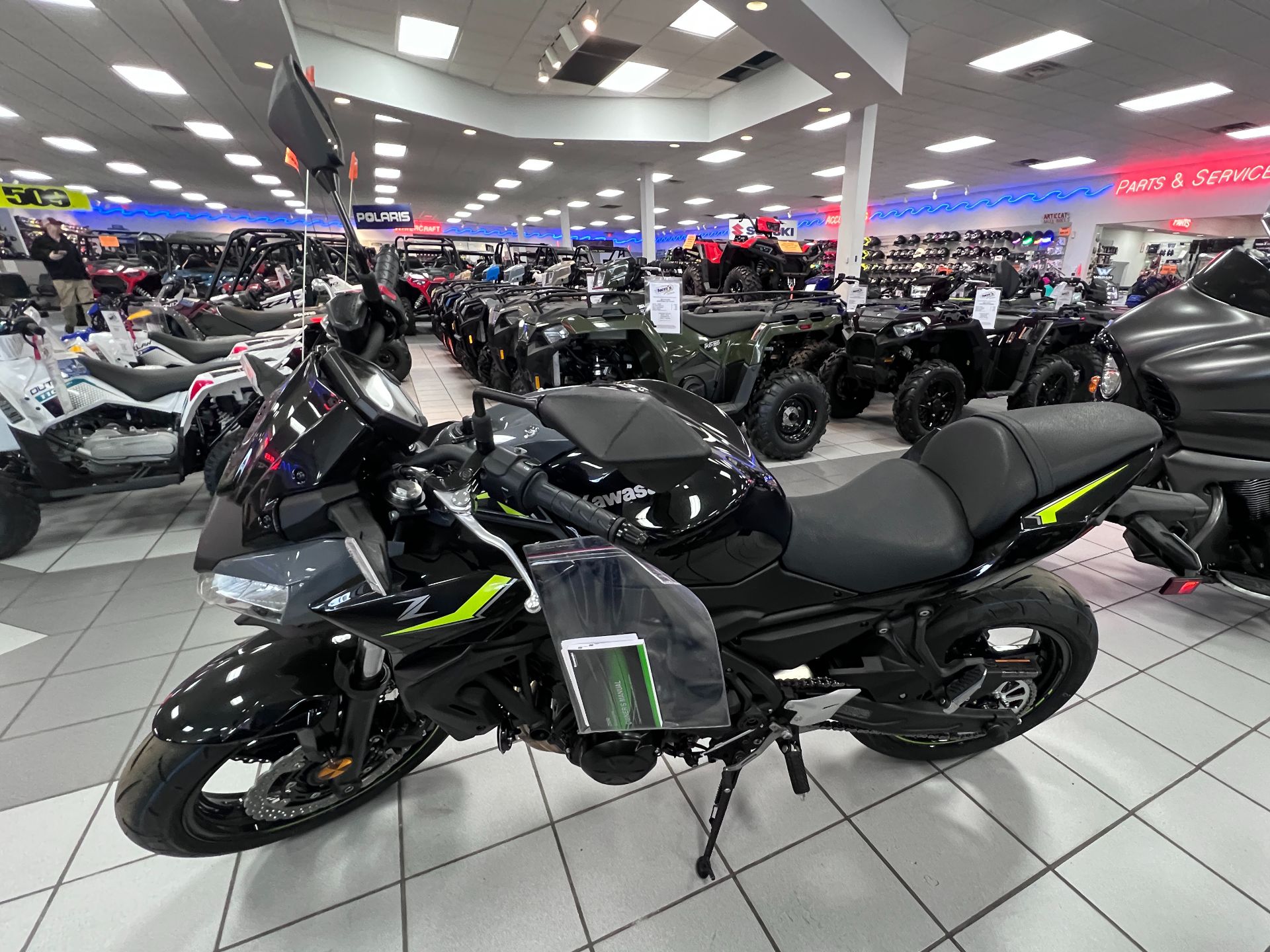 New 2024 Kawasaki Z650 | Motorcycles in Kaukauna WI | 5044