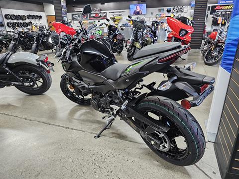 New 2025 Kawasaki Z500 ABS Metallic Spark Black / Metallic Matte