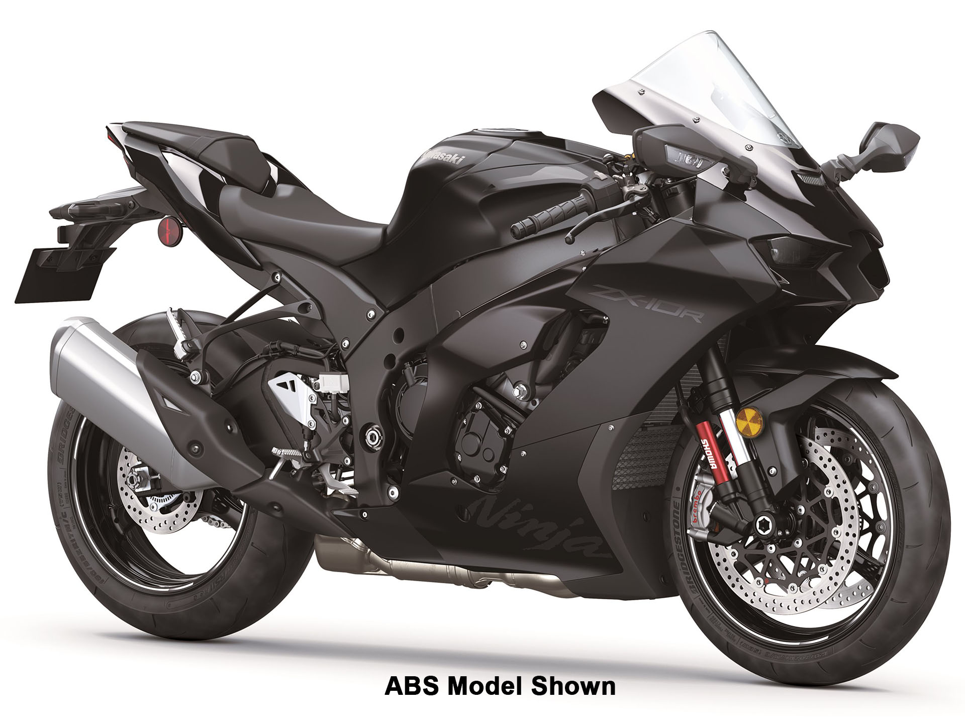 New 2024 Kawasaki Ninja ZX-10R Metallic Flat Spark Black / Ebony