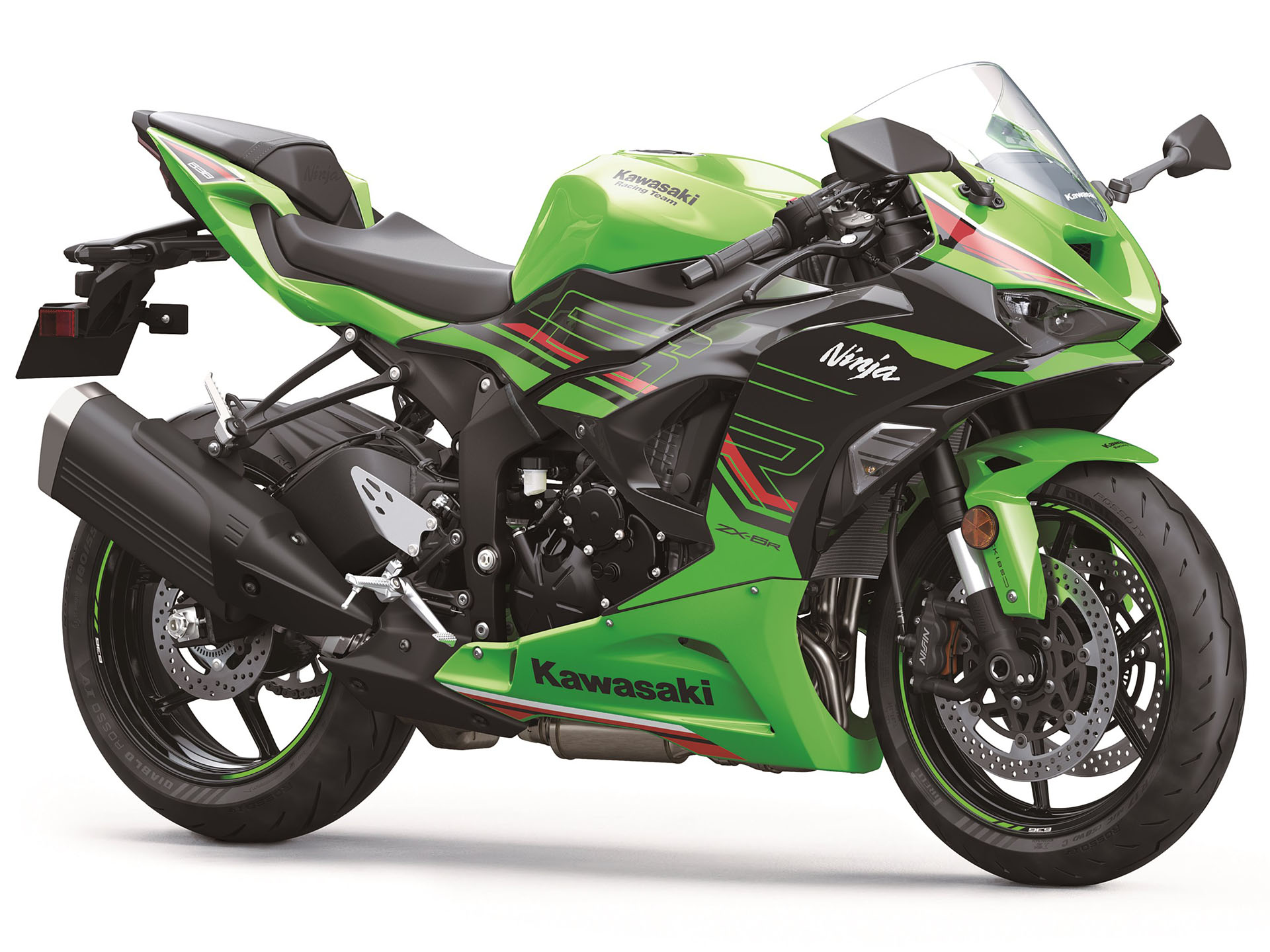 New 2024 Kawasaki Ninja ZX-6R ABS KRT Edition Lime Green / Ebony