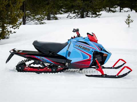 New 2024 Yamaha SXVenom Ice Blue / Redline | Snowmobiles in Big