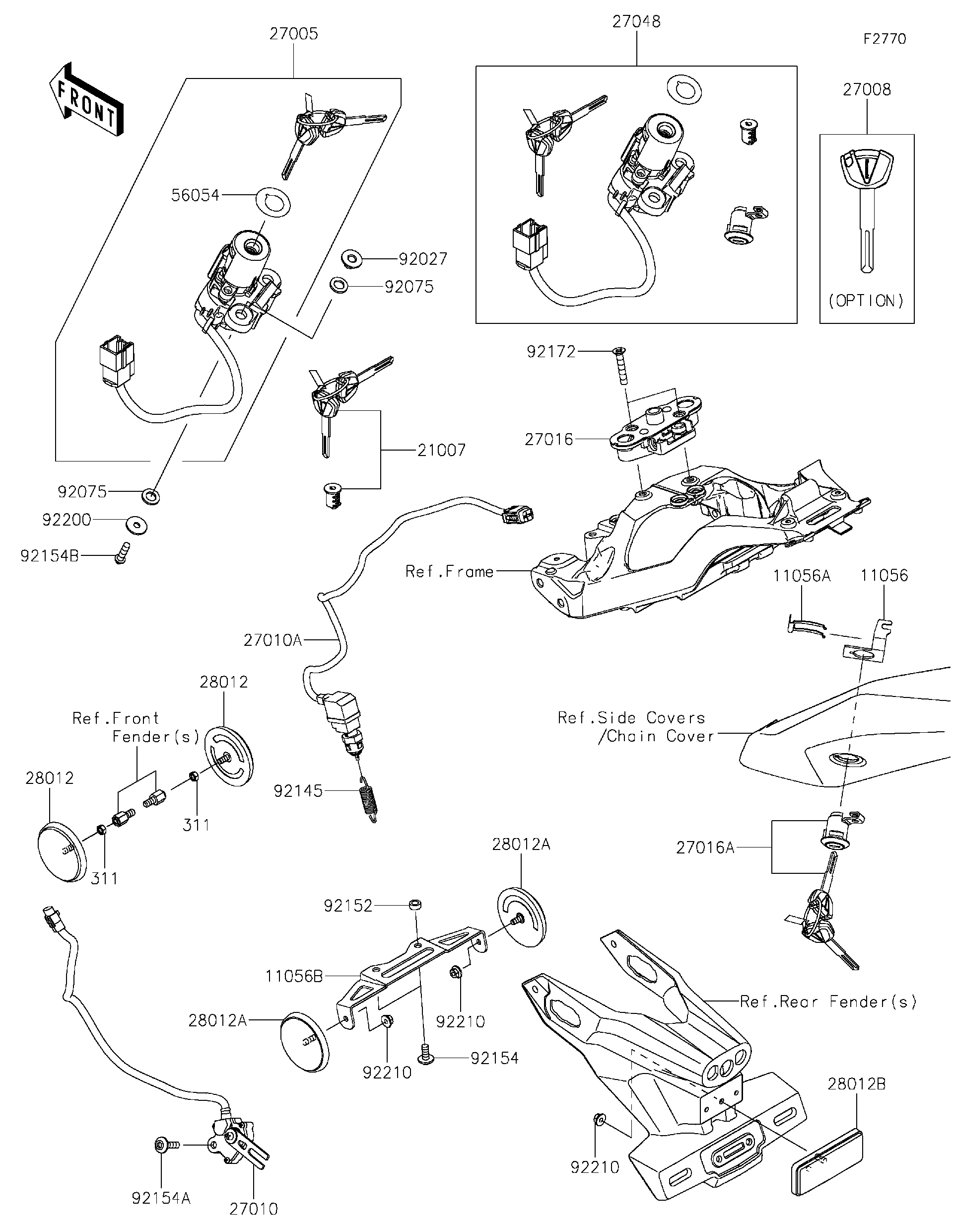 2023 Kawasaki Ninja® ZX-10R (ZX1002MPFAL) Ignition Switch/Locks