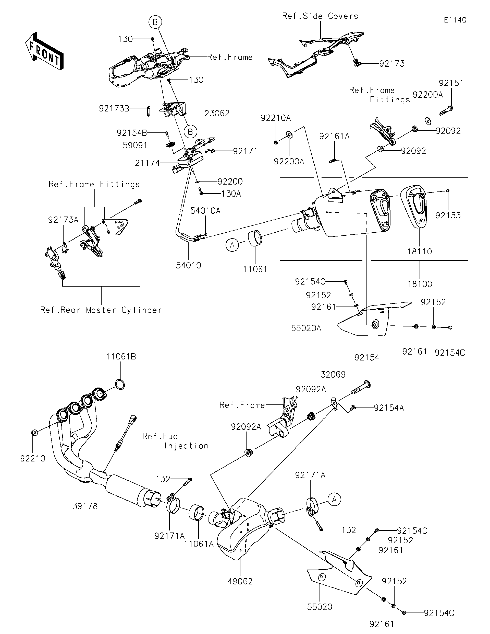 2025 Kawasaki Motorcycles Parts-Finder Diagrams | Team Motorsports