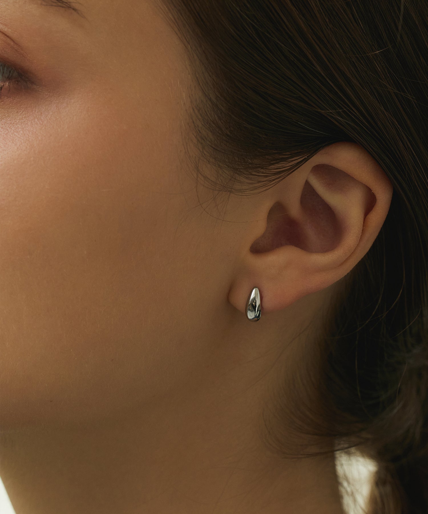 シルバー]ドロップピアス