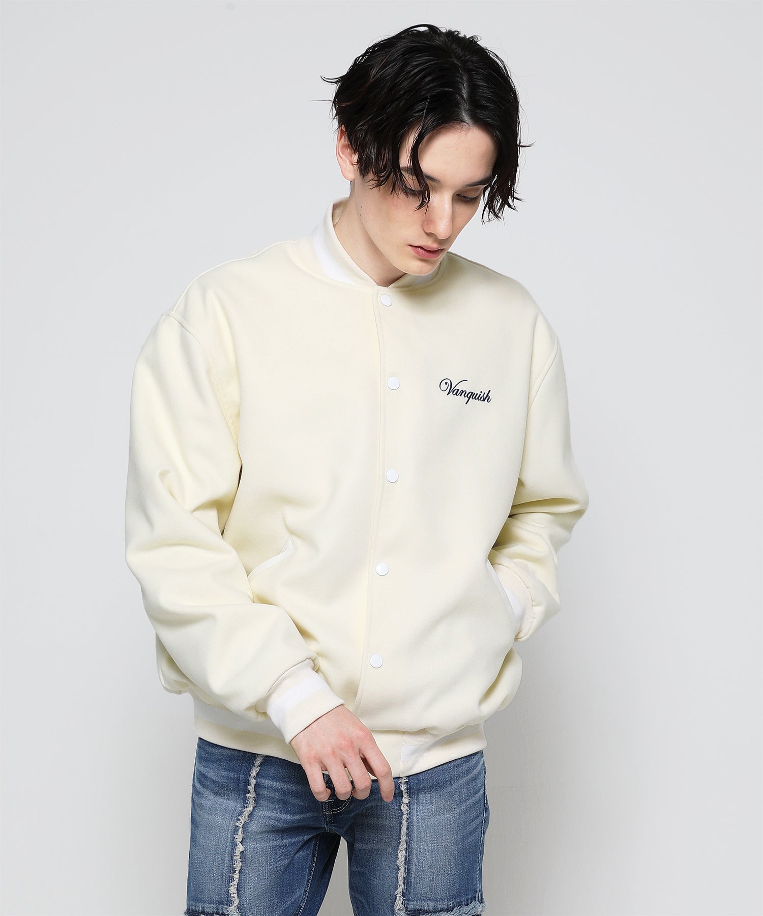 VANQUISH CLASSIC LOGO STADIUM JACKET[VJJ055] – CENO.JP