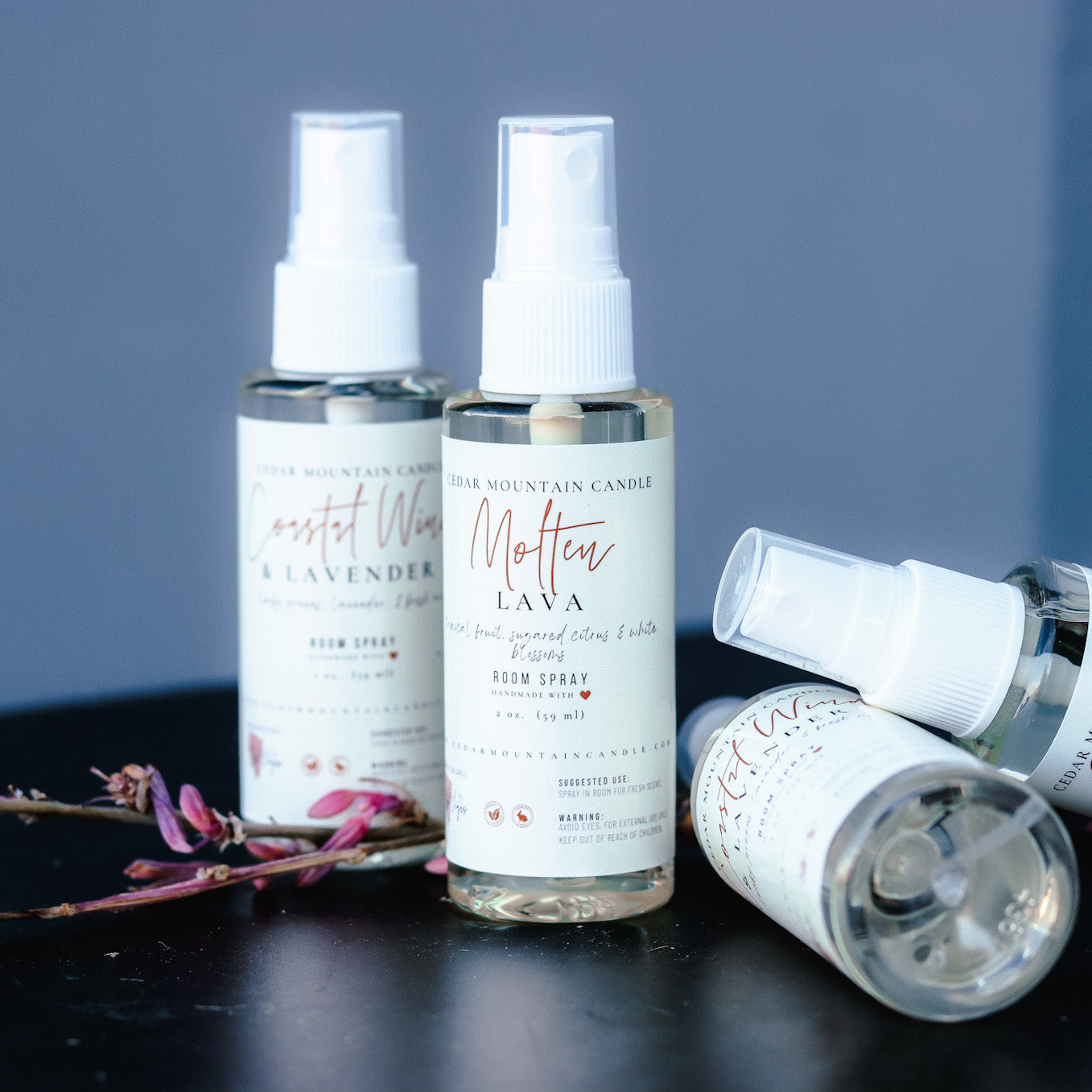 2 oz Room Spray - Molten Lava – Cedar Mountain Candle