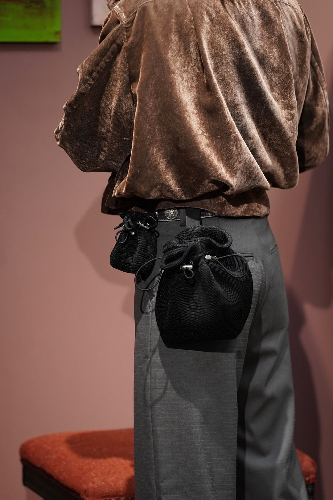 Omar Afridi(オマールアフリディ)のPOUCH B(BLACK)(ポーチ)の通販