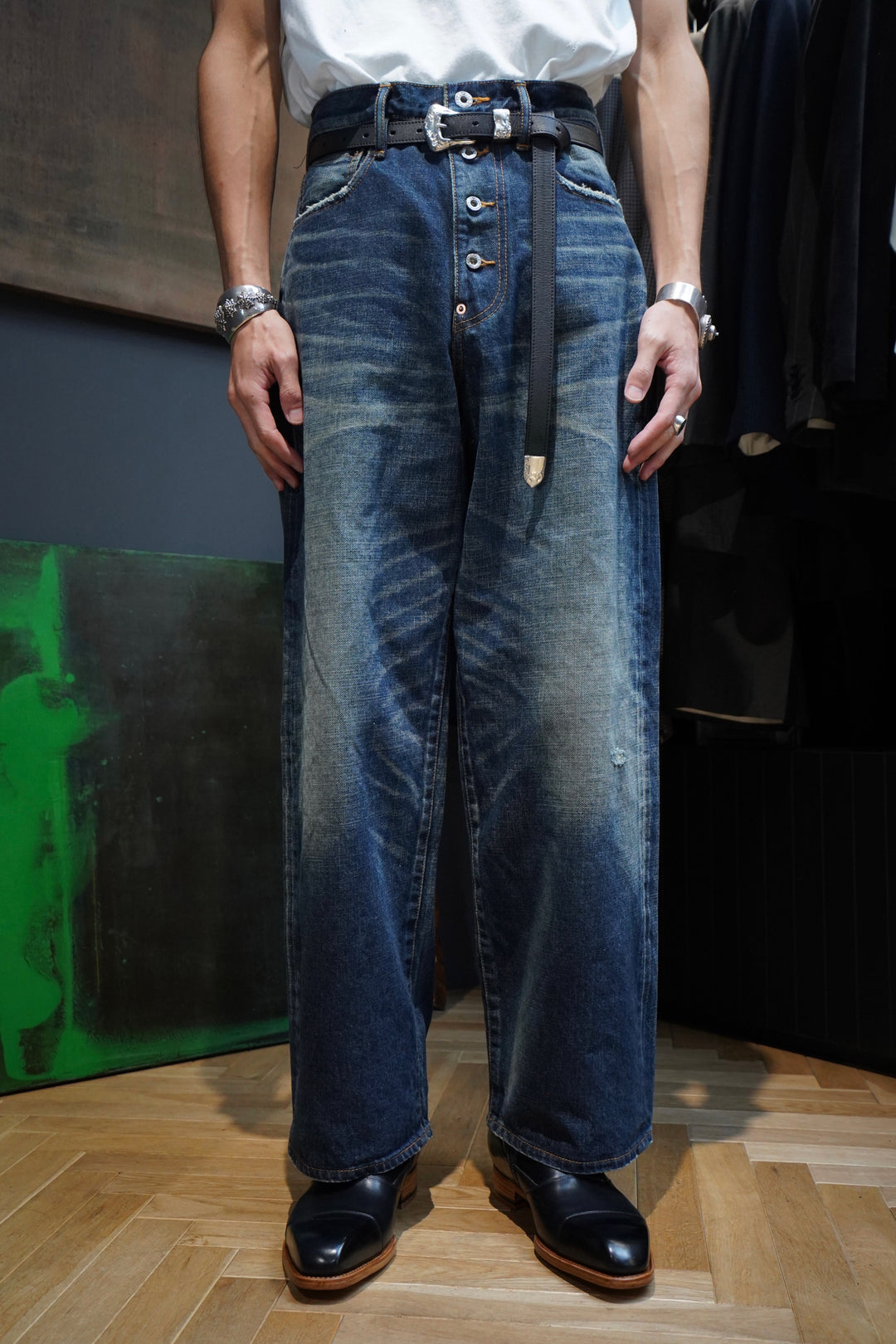 SUGARHILL(シュガーヒル)のMUSTY CLASSIC DENIM PANTS(FADED INDIGO
