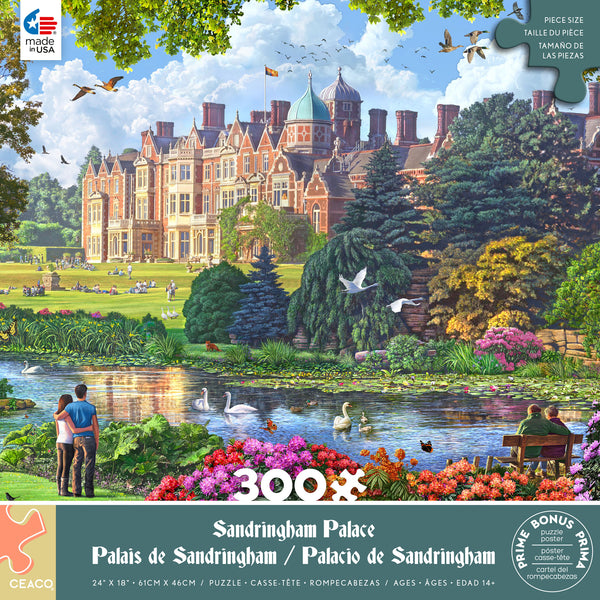 Sandringham Palace - 300 Piece Puzzle – Ceaco.com