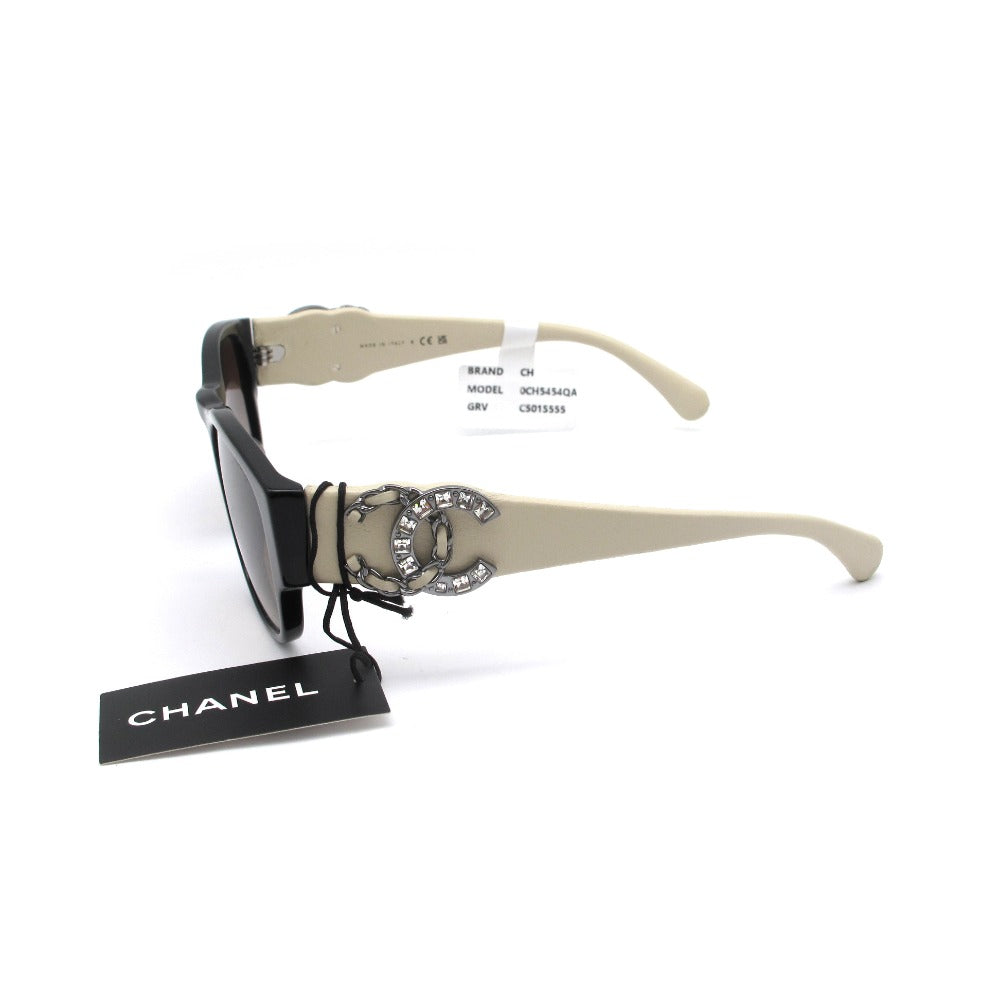 CHANEL シャネル サングラス 5454-Q-A ココマーク レザー ライン