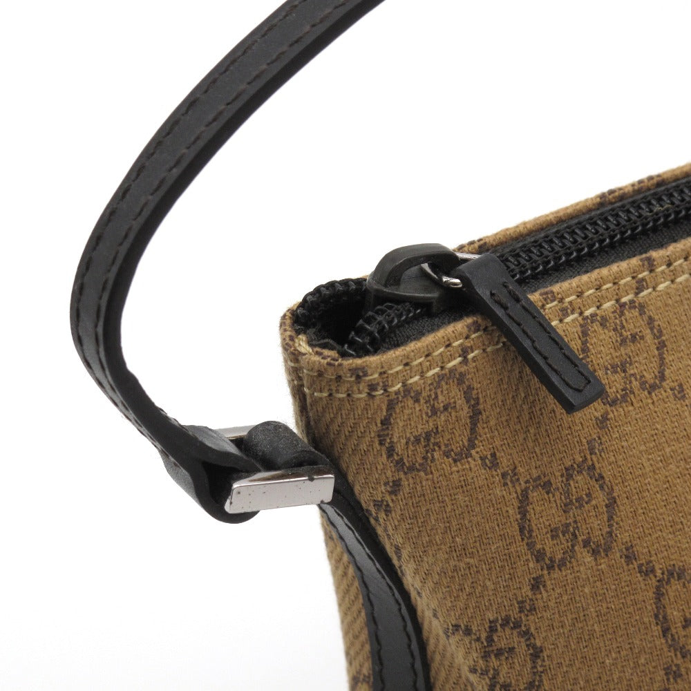 GUCCI グッチ ハンドバッグ アクセサリーポーチ GGキャンバス レザー