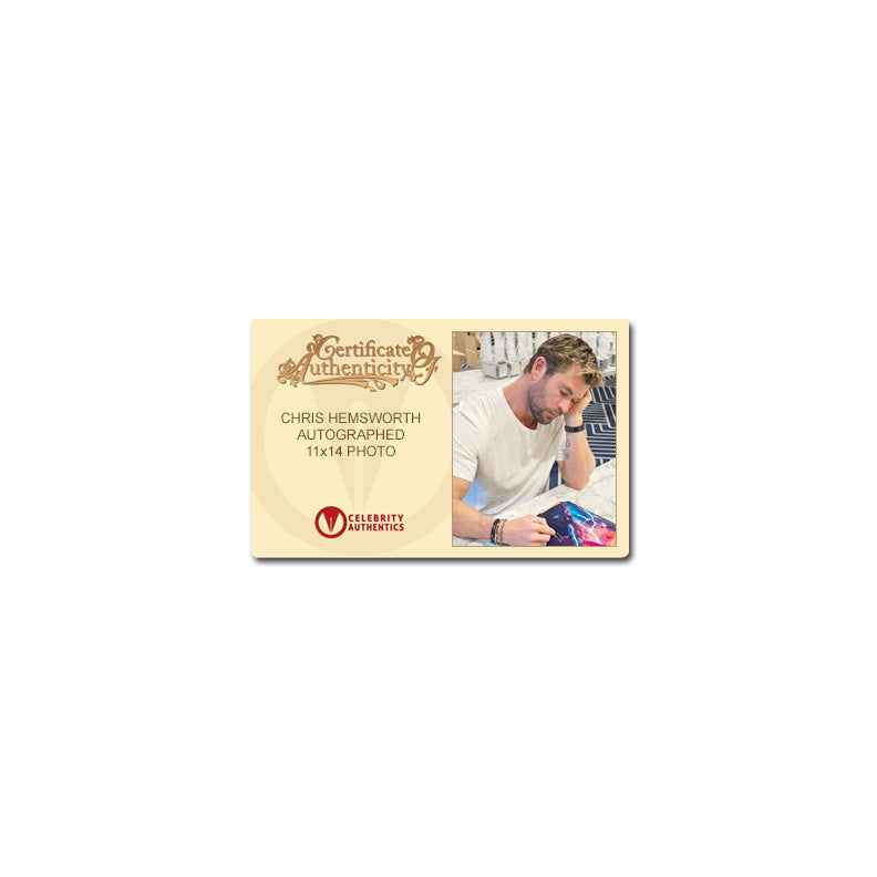 Chris Hemsworth Autographed Thor Battle Scene 11x14 Photo