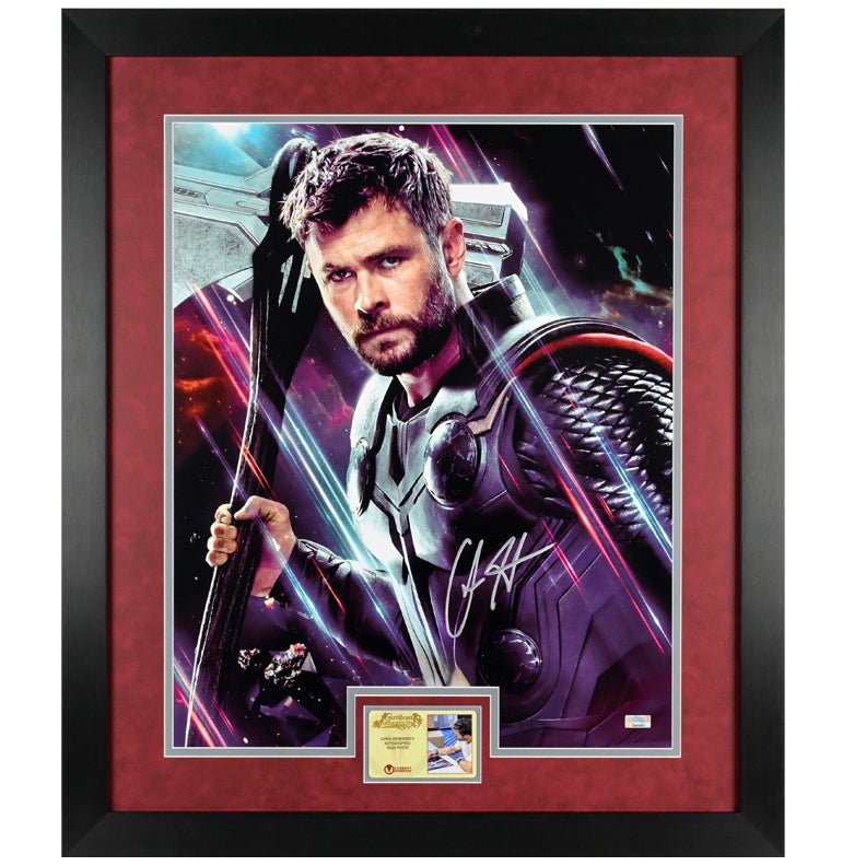 Chris Hemsworth Autographed Avengers End Game Thor 16x20 Photo