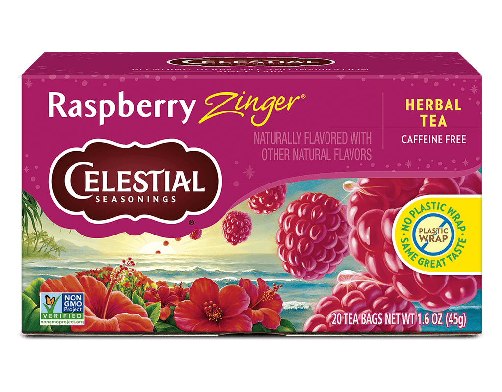 Raspberry Zinger Herbal Tea | Bright & Fruity Caffeine-Free