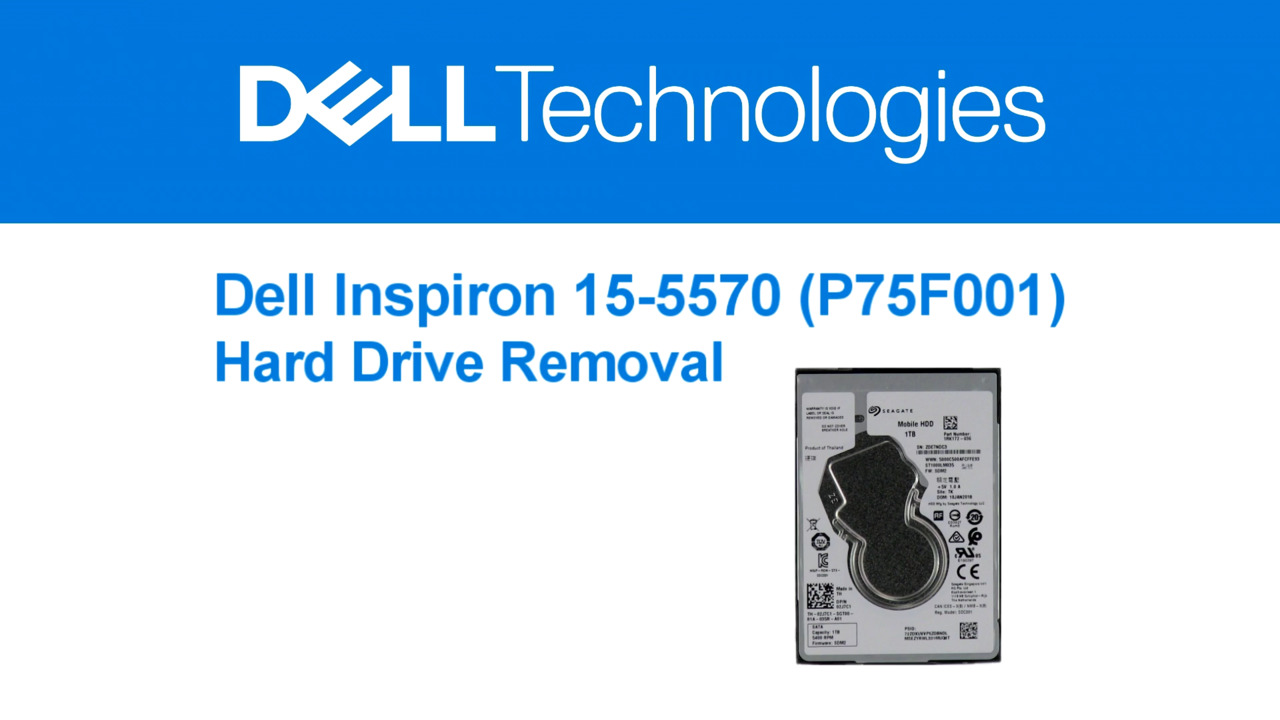 How to Replace the Hard Drive on Inspiron 5570 | Dell Turks and
