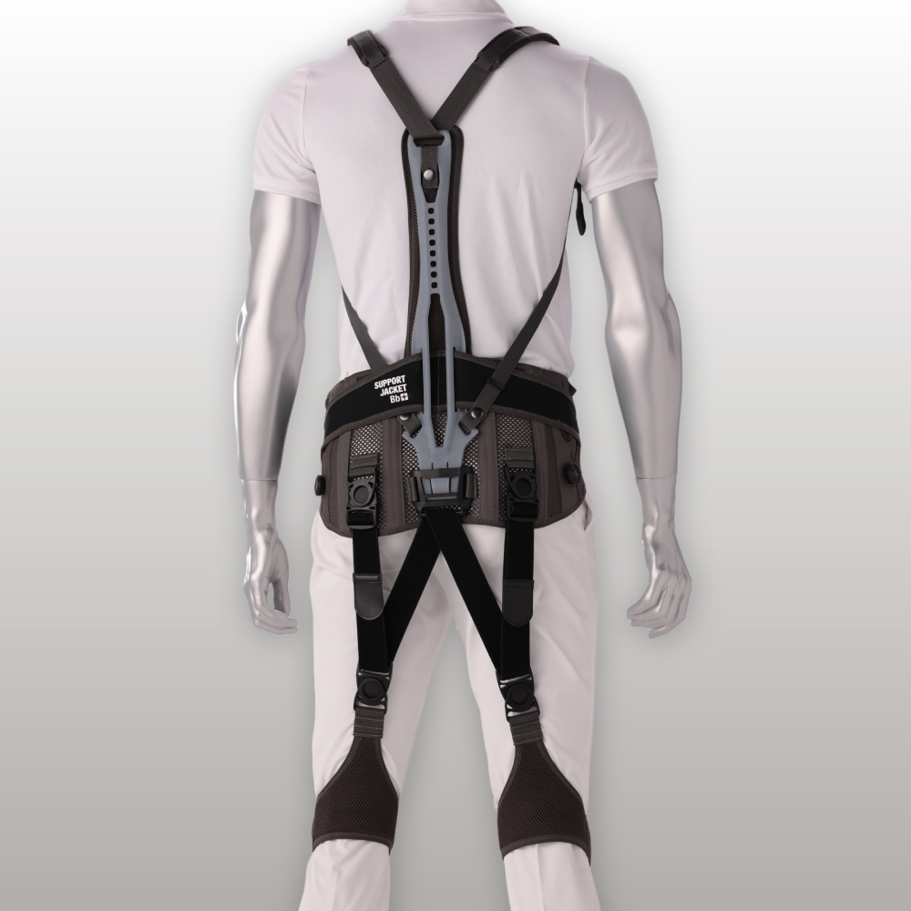 SUPPORT JACKET Bb FIT L Gray WIDE 腰痛サポート サポートジャケット