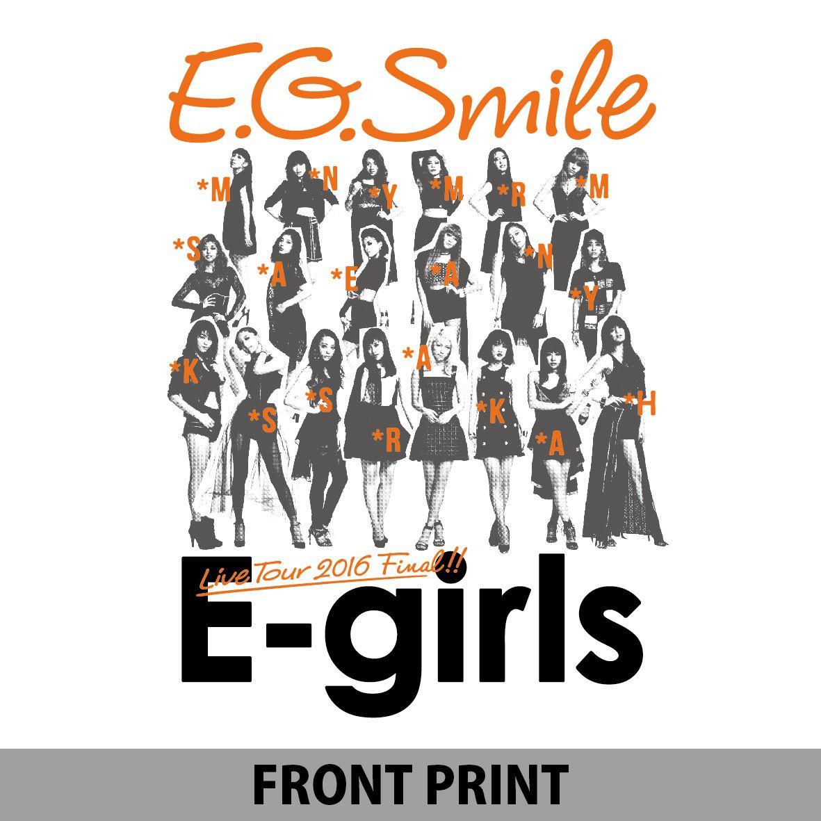 E-girls LIVE TOUR 2016 ～E.G. SMILE～ツアーグッズページ | E-girls