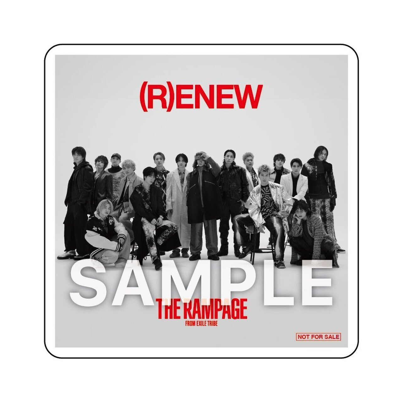 本日発売日!!】2025/3/5(水)Release!! THE RAMPAGE NEW ALBUM『(R)ENEW