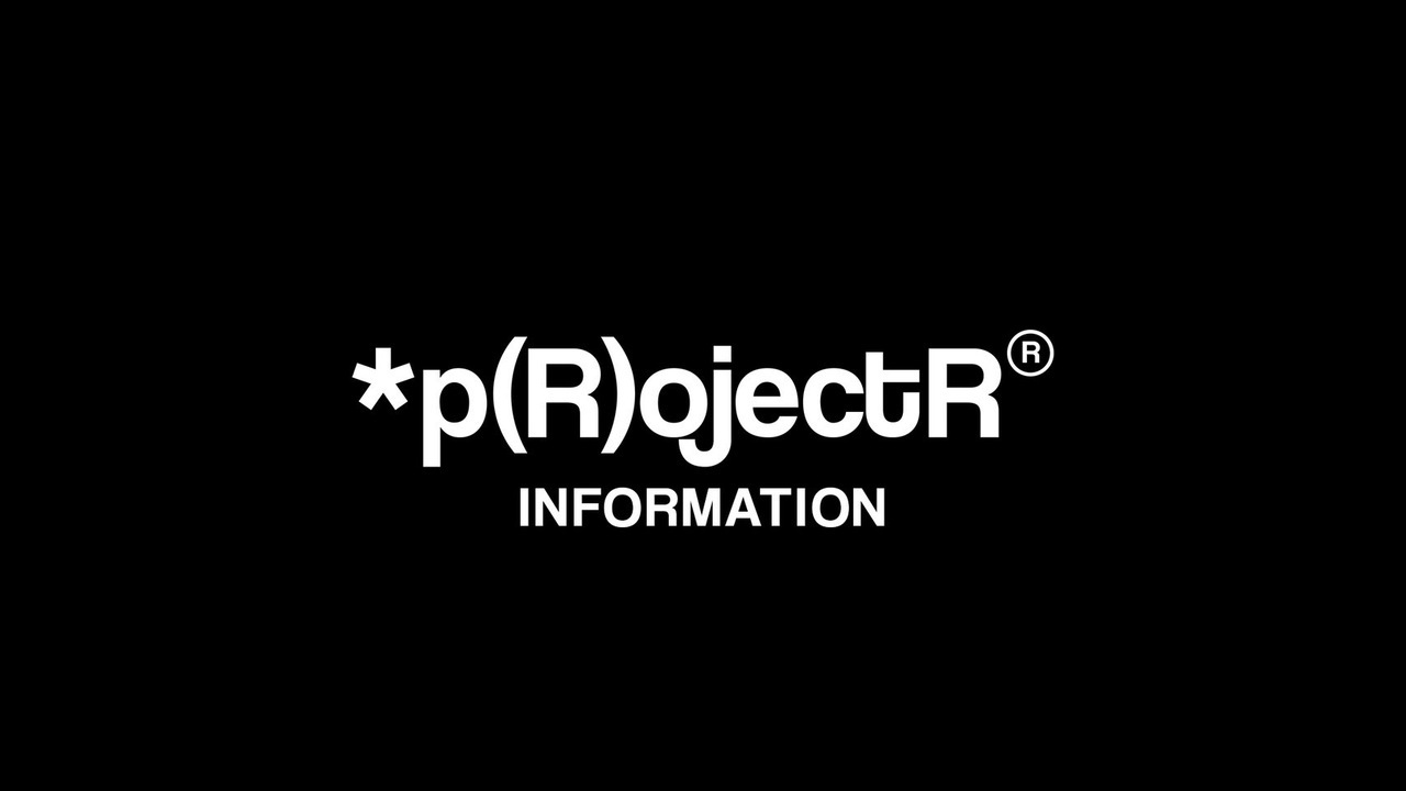 THE RAMPAGEアパレルブランド『*p(R)ojectR®(プロジェクトアール)』POP