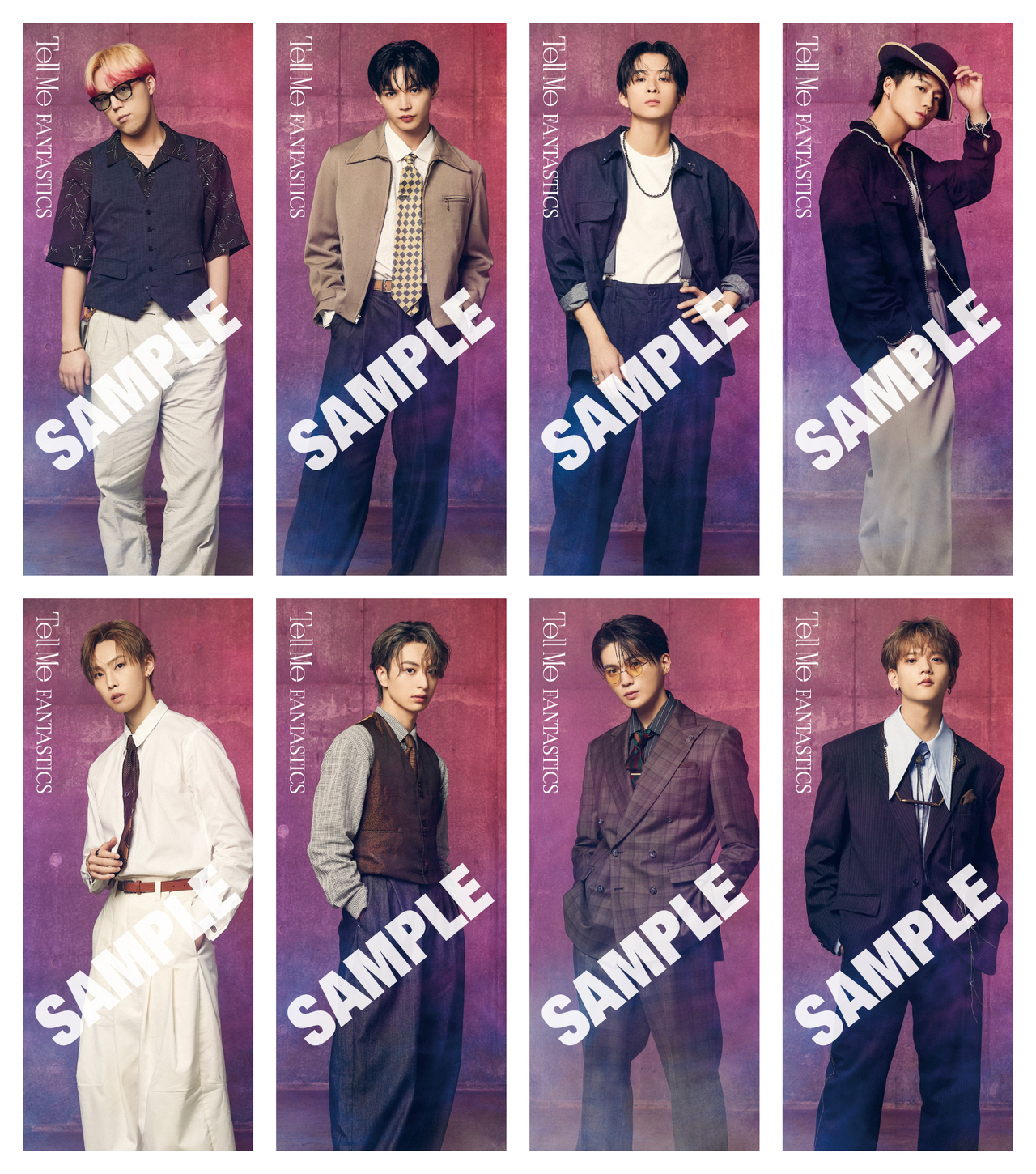 fantastics Tell Me クリアしおりとトレカ 全員 セット fantastics